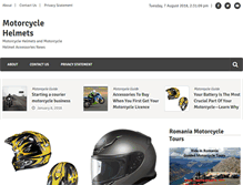 Tablet Screenshot of motorcyclehelm.com